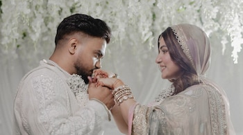 Hina khan wedding (photo credit google)