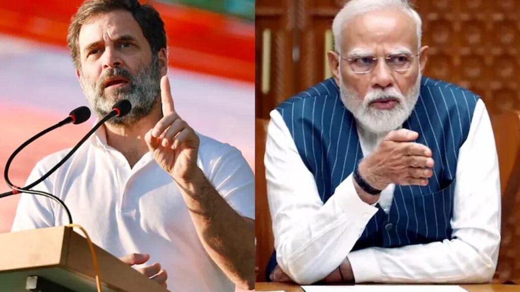 Narendra Modi and Rahul Gandhi (Photo credit -google)