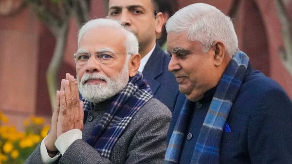 Pm Modi and Jagdeep Dhankhar (Photo credit-google)