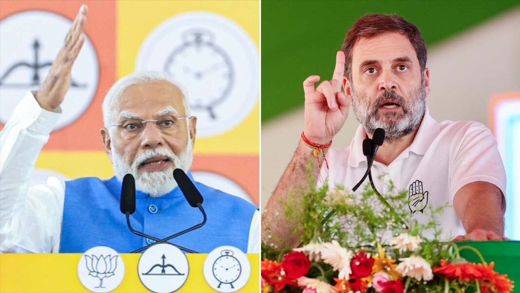 Narendra Modi and Rahul Gandhi (Photo credit -google)