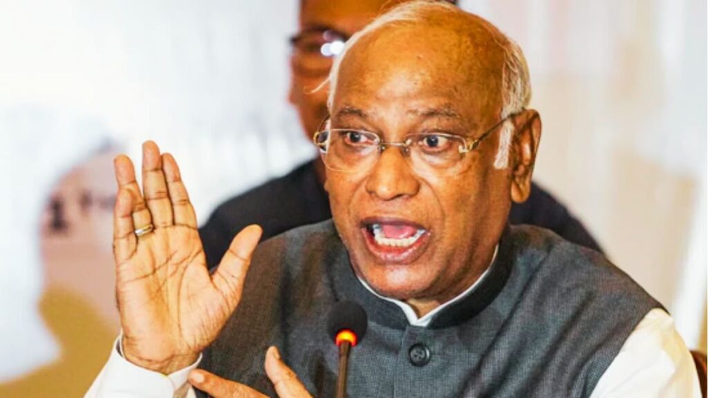 Pm modi and Kharge (photo credit -google)