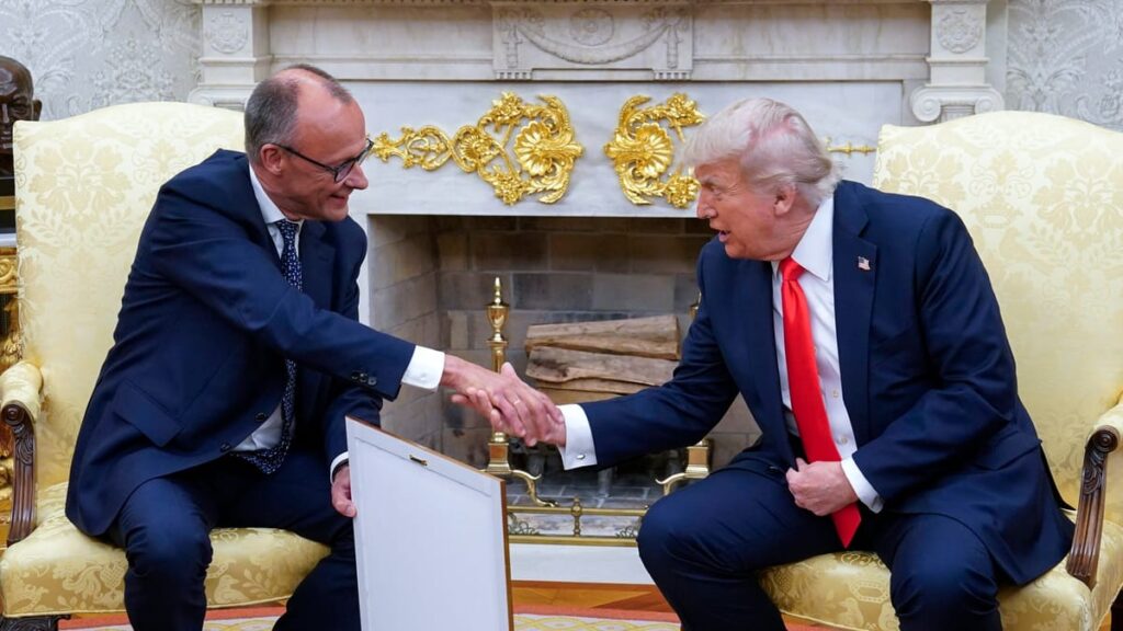 Trump and Merz(photo credit -google)