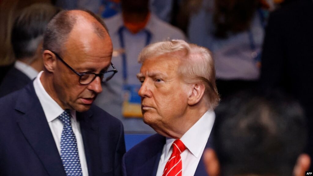 Trump and Merz(photo credit -google)