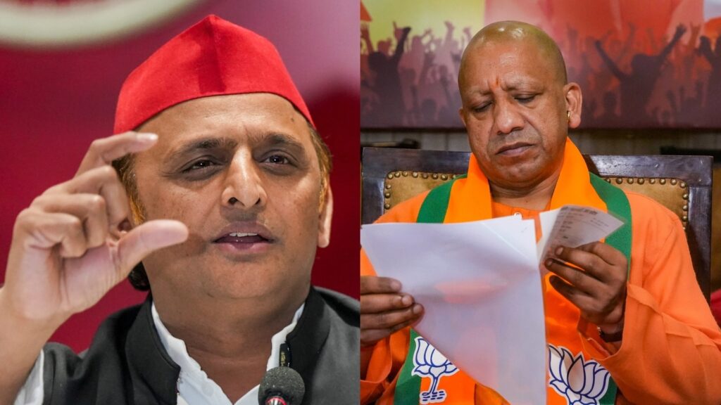 Cm Yogi and akhilesh (photo credit -google)