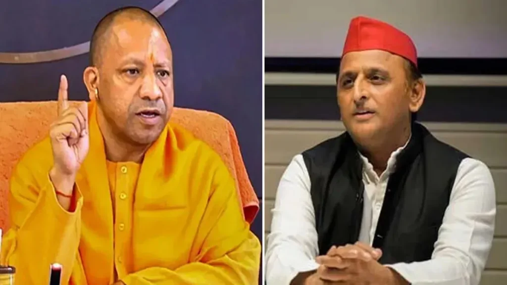 Cm Yogi and akhilesh (photo credit -google)