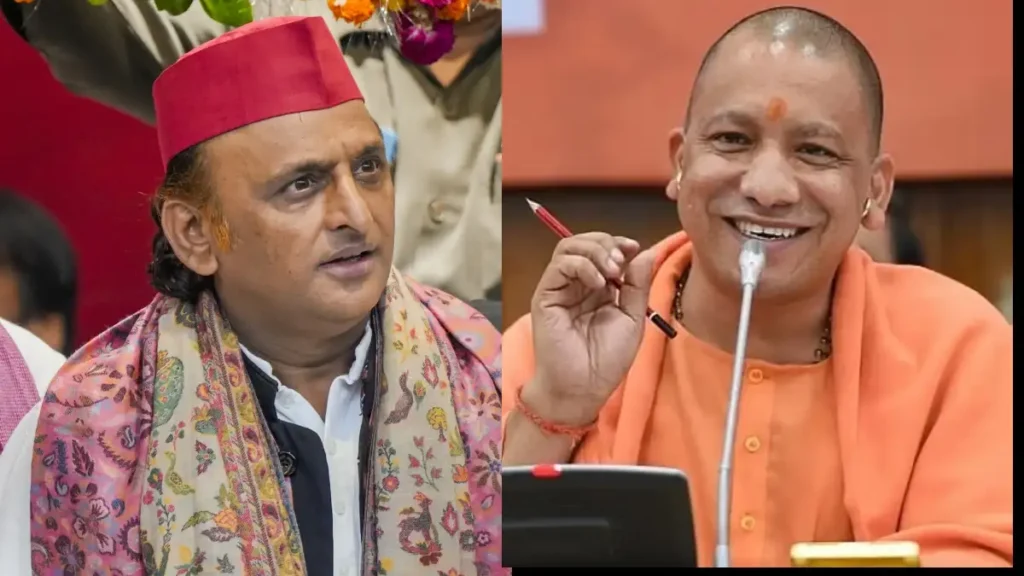 Cm Yogi and akhilesh (photo credit -google)