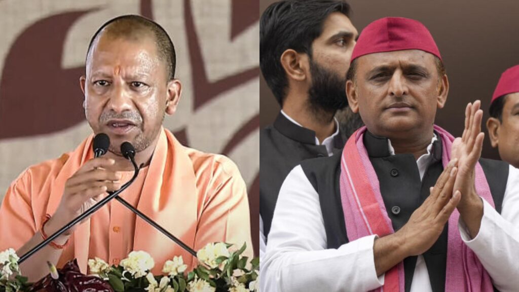 Cm Yogi and akhilesh (photo credit -google)