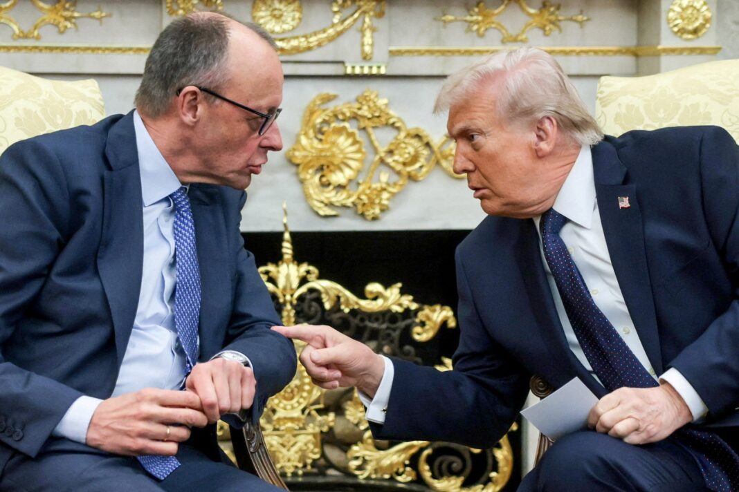 Trump and Merz(photo credit -google)